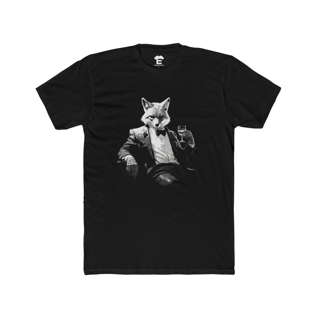 Sophisticated Mr. Fox - Unisex Cotton Crew Tee