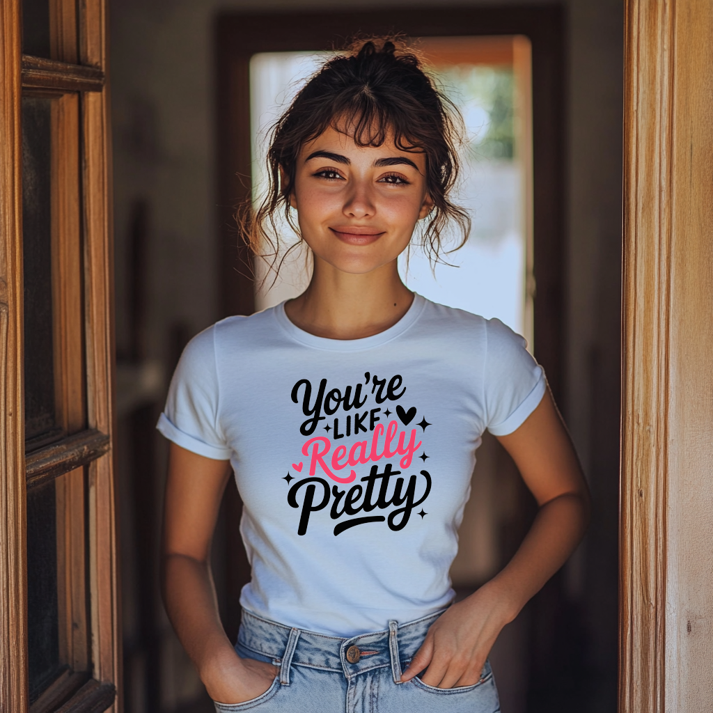 You're Like Really Pretty - Women's Cotton Tee