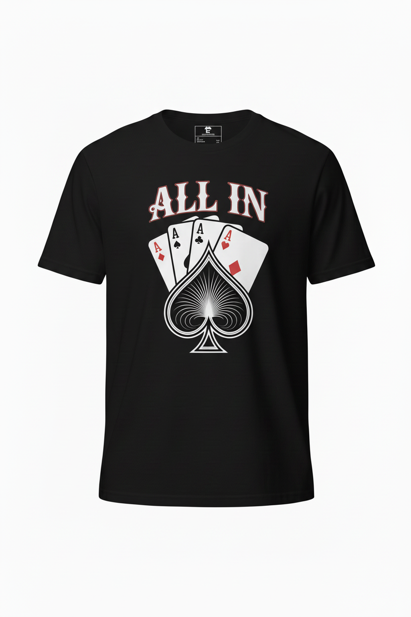 All In – Front Shot (With Logo)