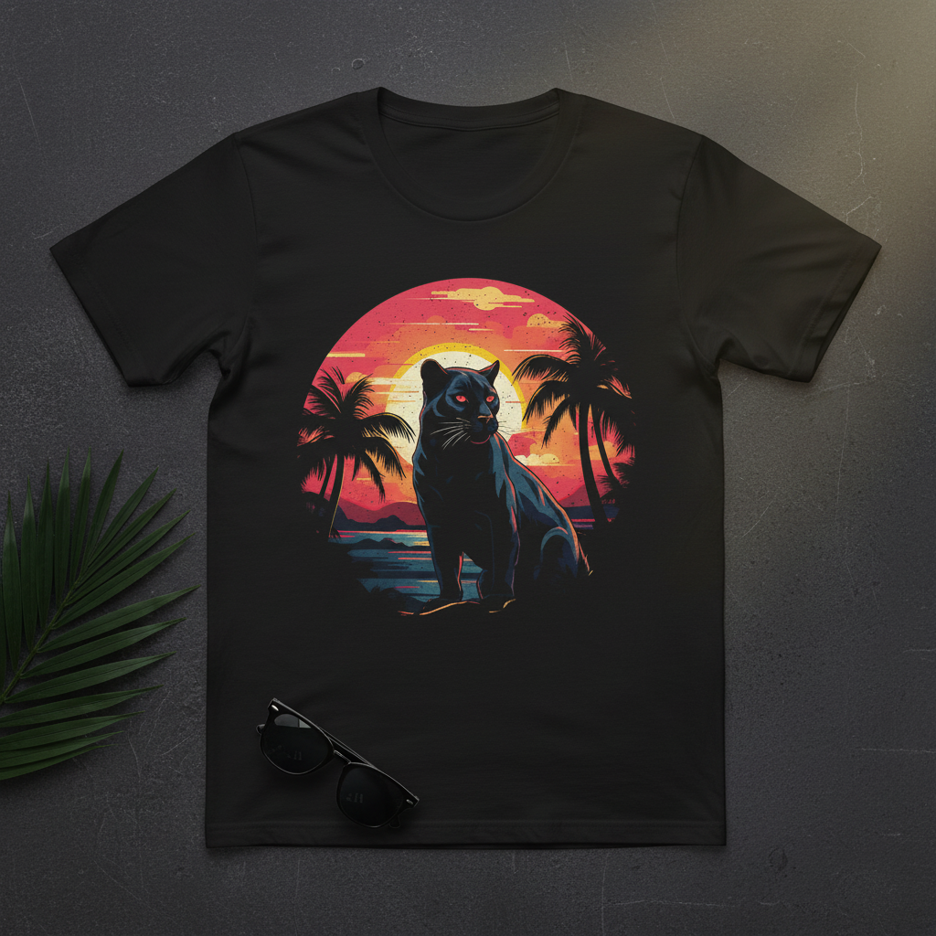 Black Panther Sunset - Flat Lay