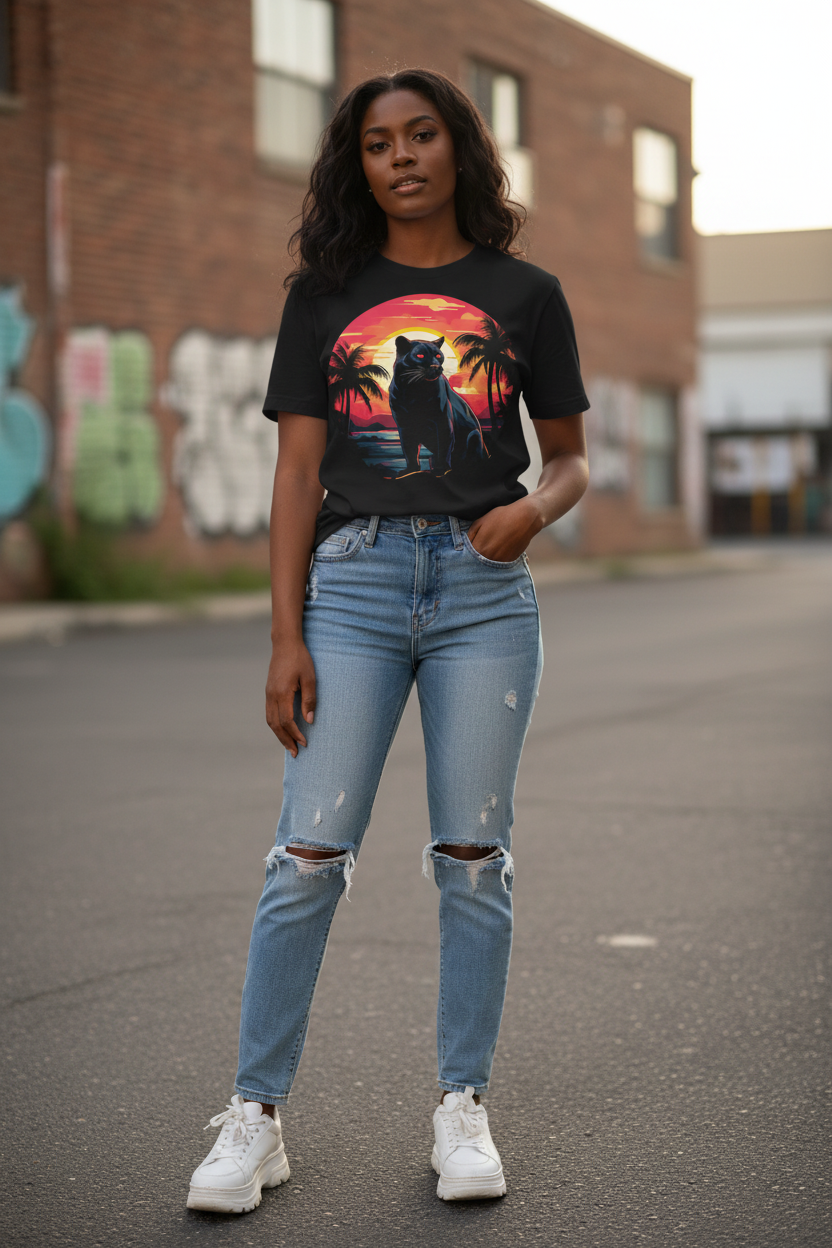 Black Panther Sunset - Woman