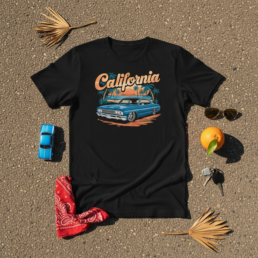 California Lowrider Flat Lay