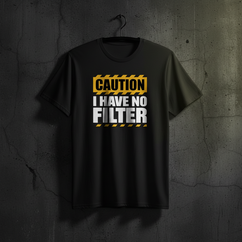 Caution Tee - Urban Concrete