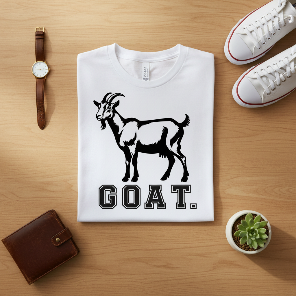 The GOAT. – Graphic T-Shirt 🐐