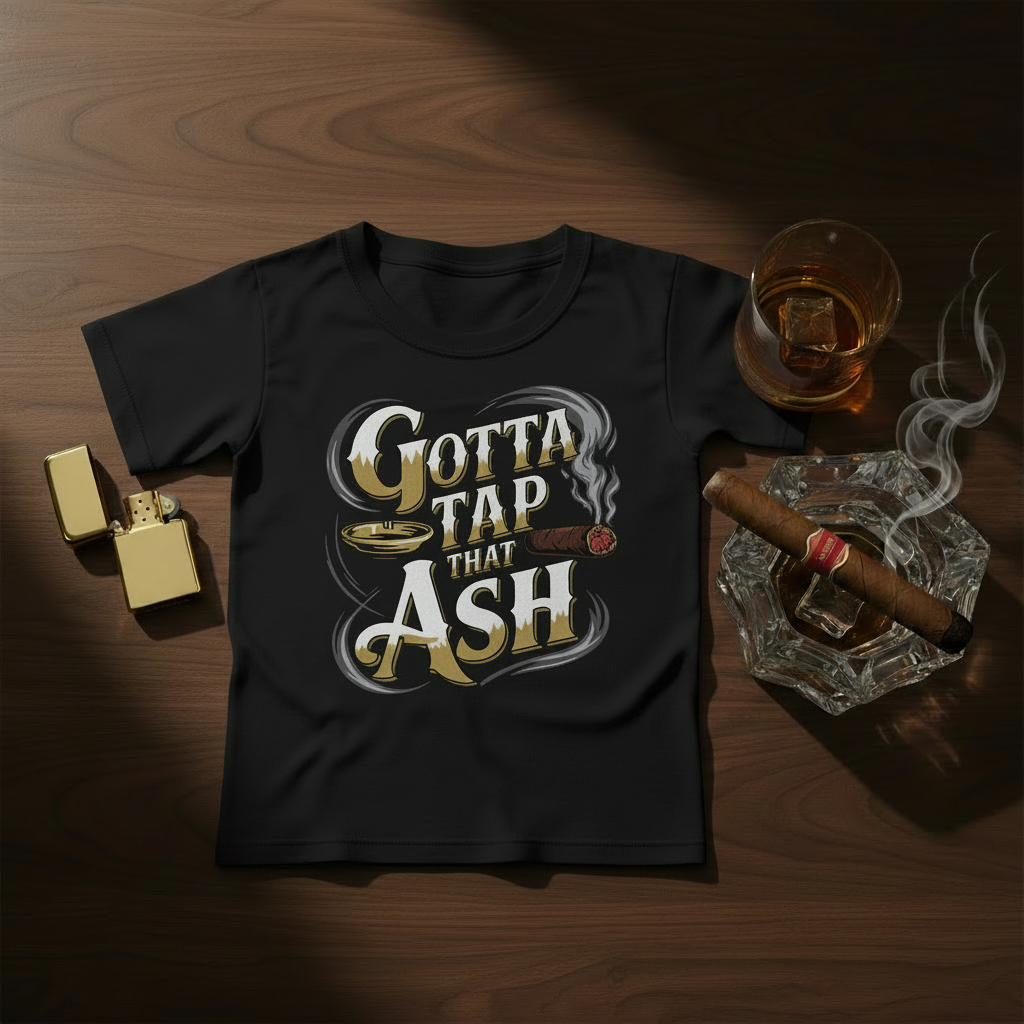 Gotta Tap That Ash - Unfolded Flat Lay