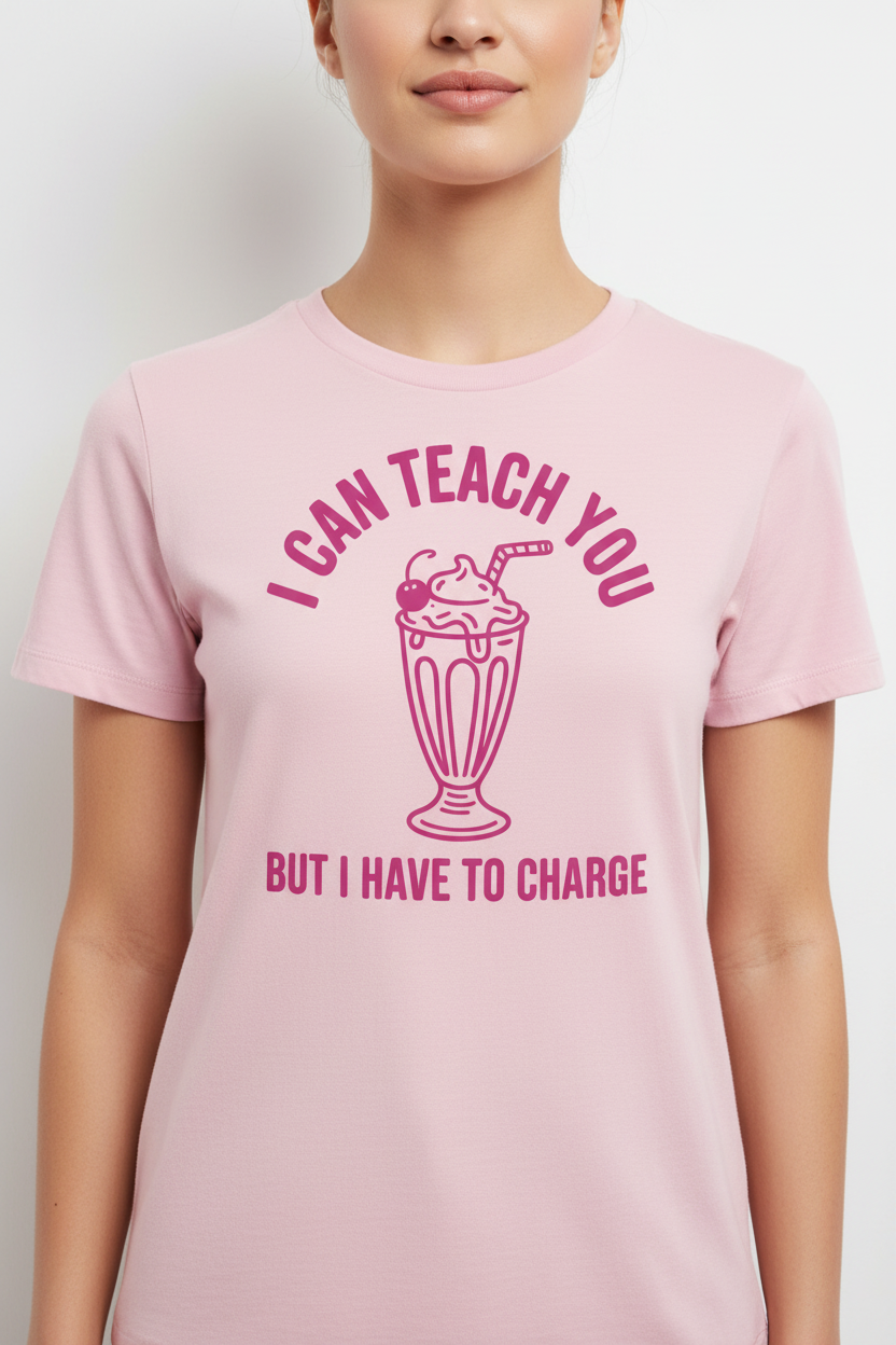I Can Teach You But I Have To Charge - editorial shot - Excellentees