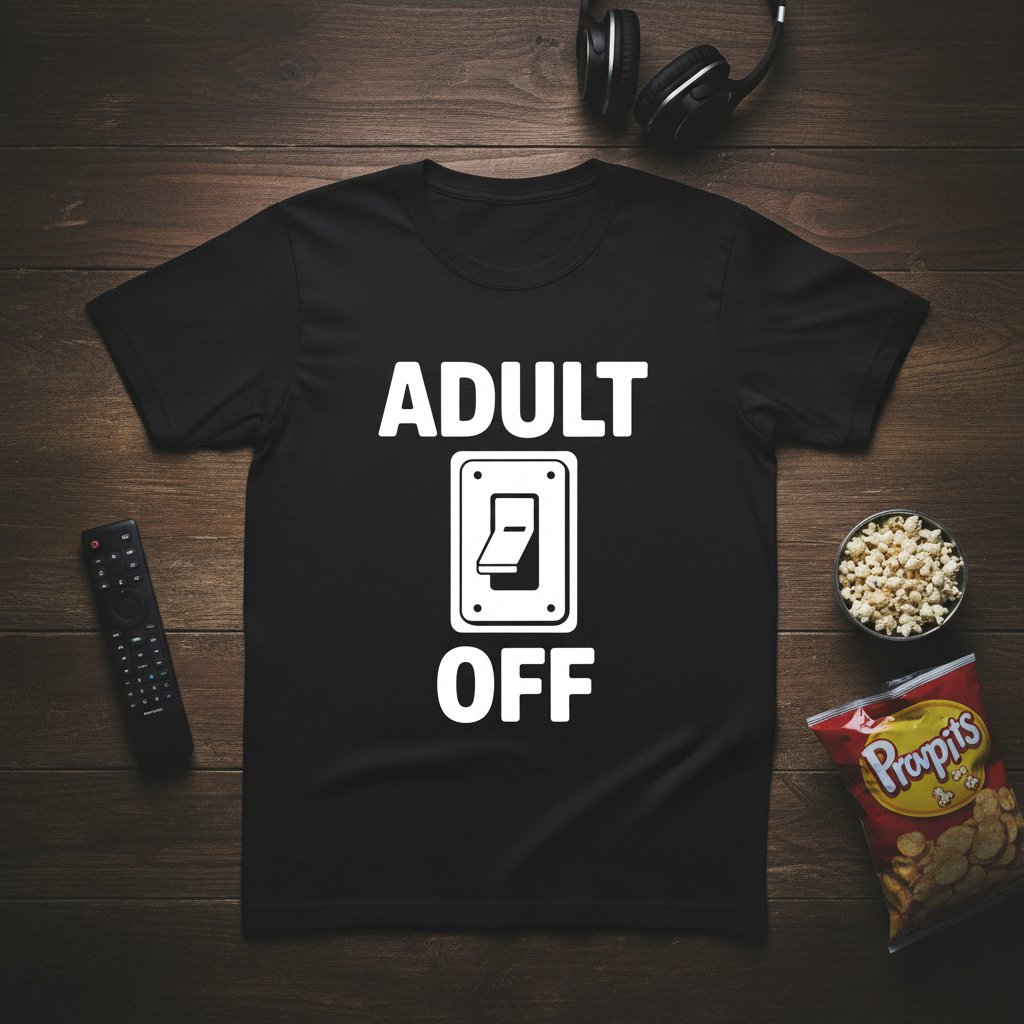 Adult Off Tee - Flat Lay