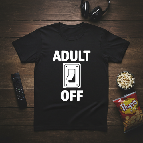 Adult Off Tee - Flat Lay