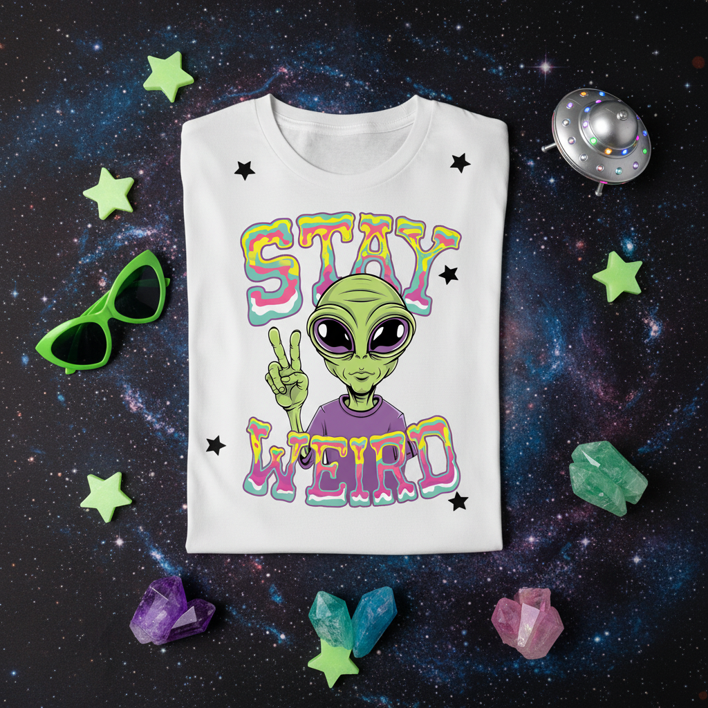 Stay Weird Alien Tee - Still Life
