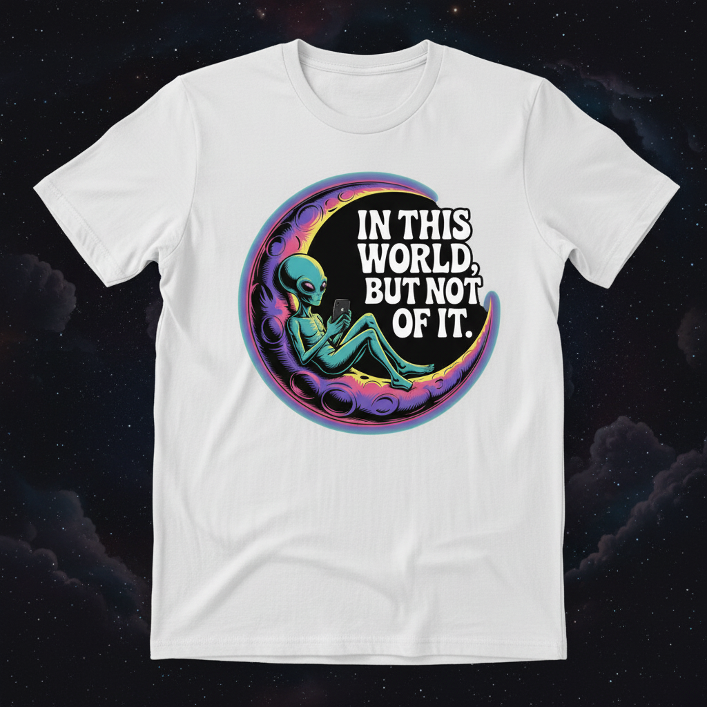 In This World But Not Of It Tee - Product Mockup