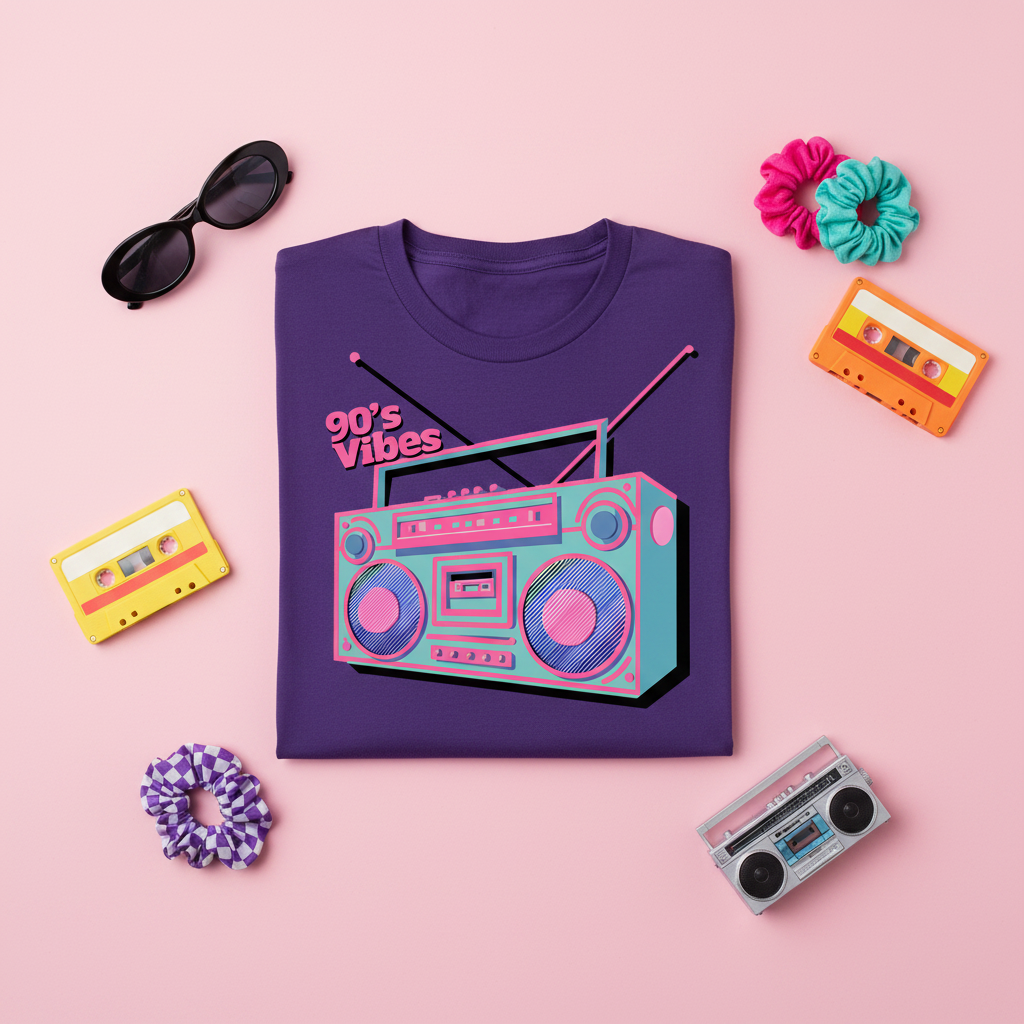 Purple Flat Lay