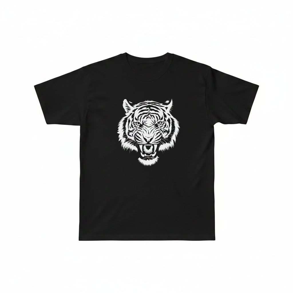 Tiger White Flat Lay